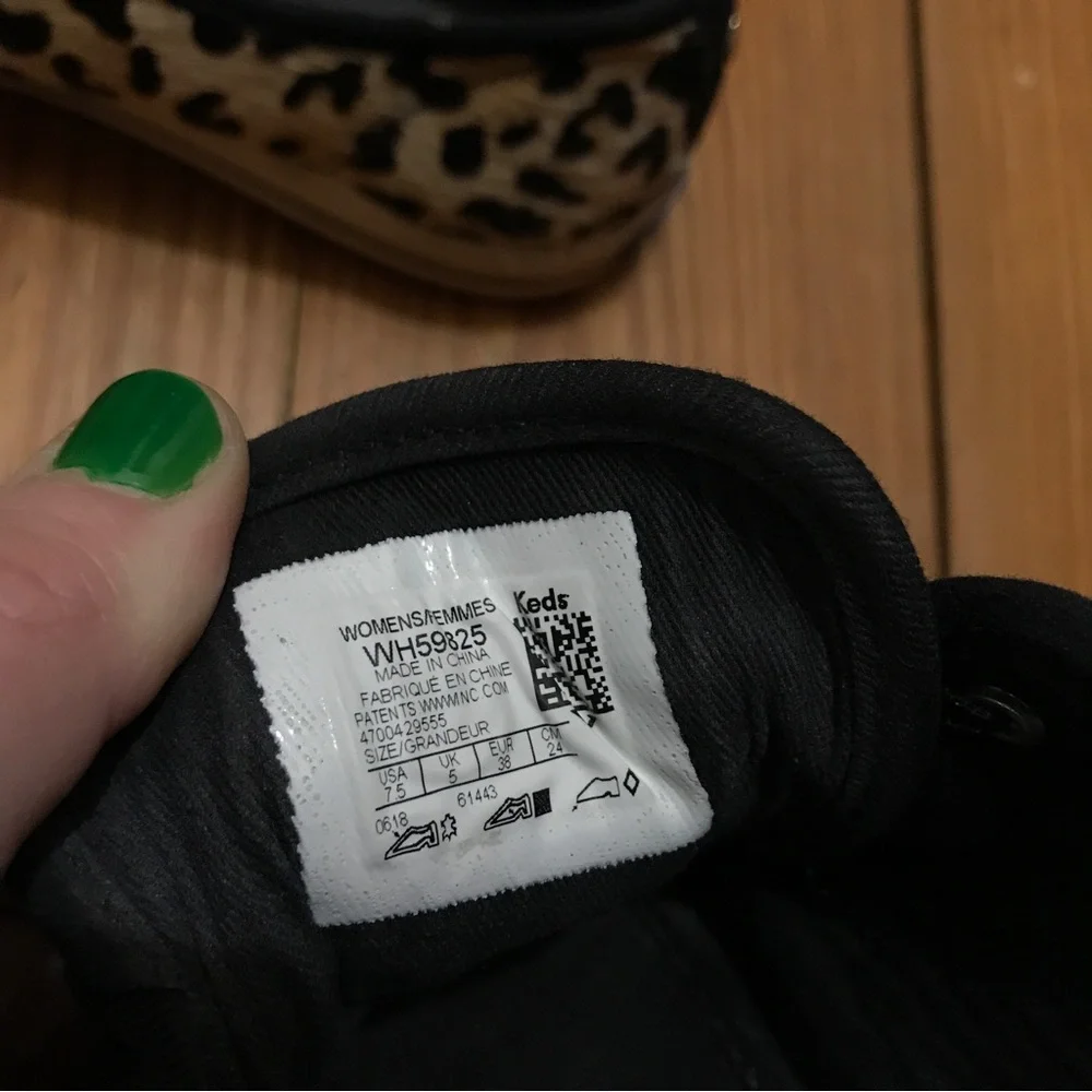 Keds Kate Spade Animal Hair Leopard Print Sneakers, EUC, 7.5 - Picture 12 of 13